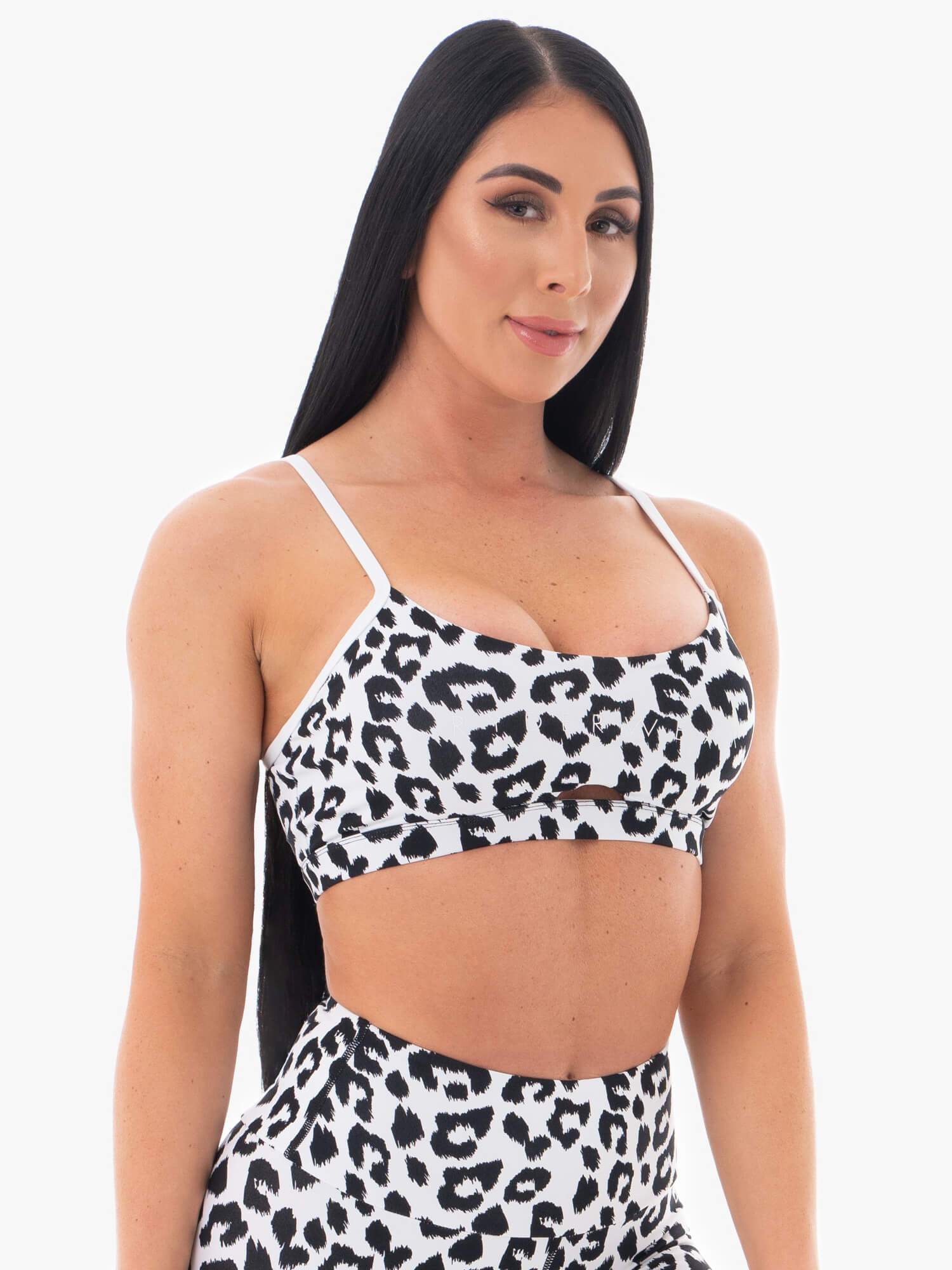 Animal Sports Bra - Snow Leopard - Image 4