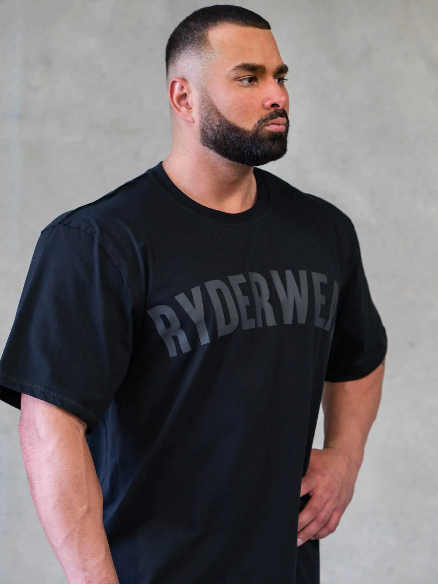 Force Oversized T-Shirt - Black - Image 3