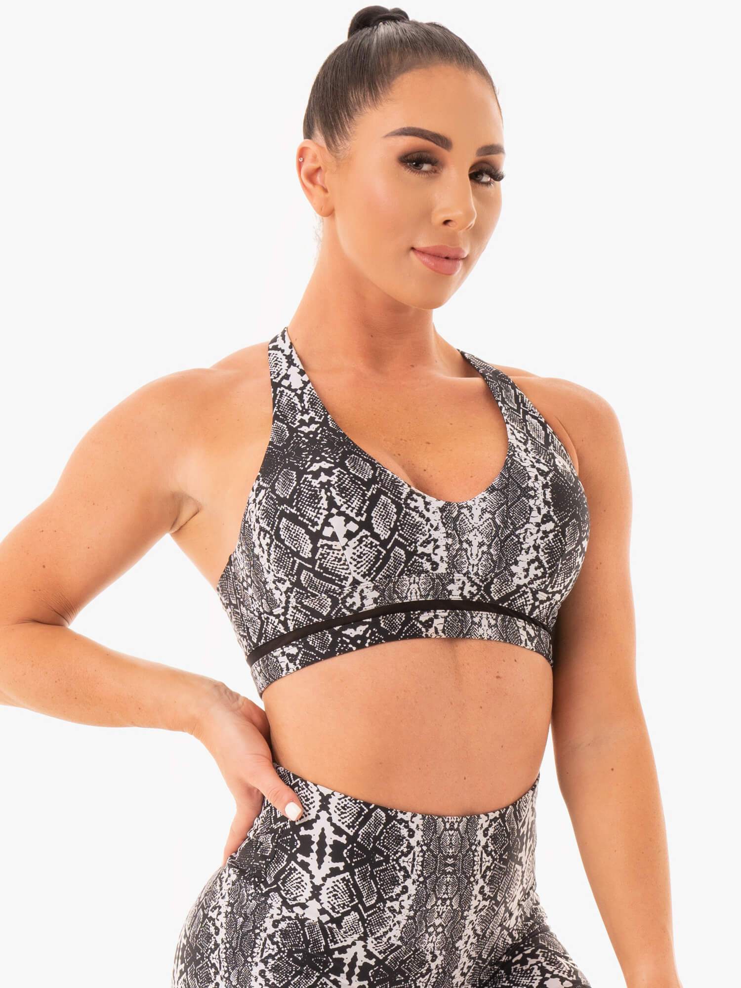 NEM X RW Sports Bra - White Snake - Image 6