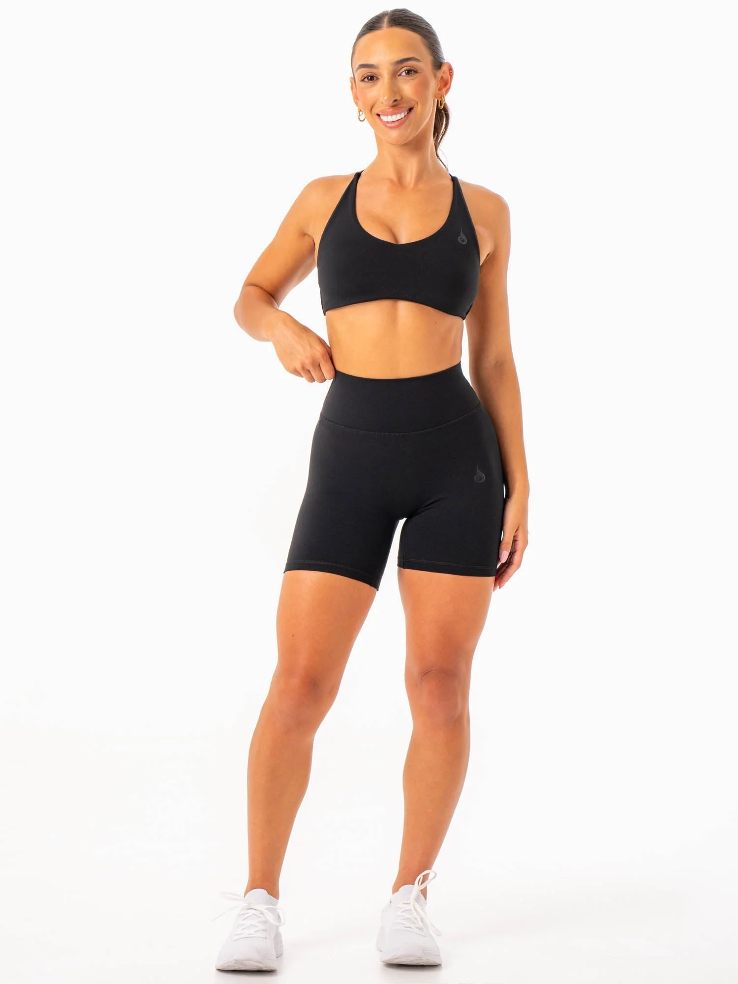 NKD High Waisted Scrunch Shorts - Black - Image 6