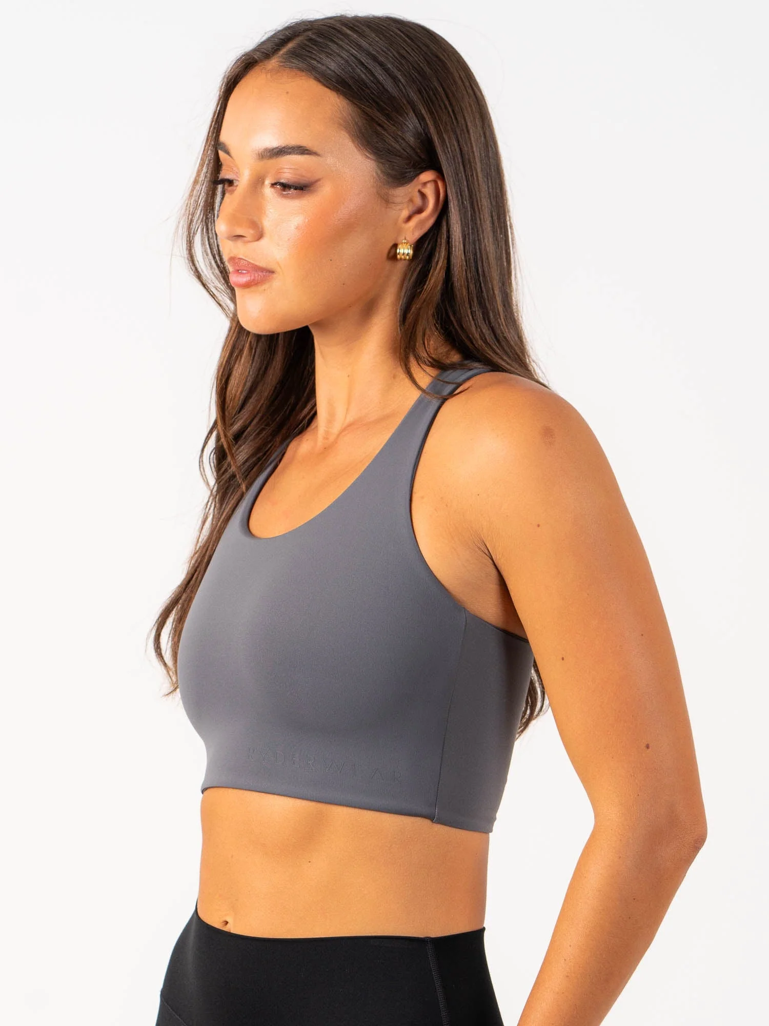 NKD Sports Bra - Charcoal - Image 3