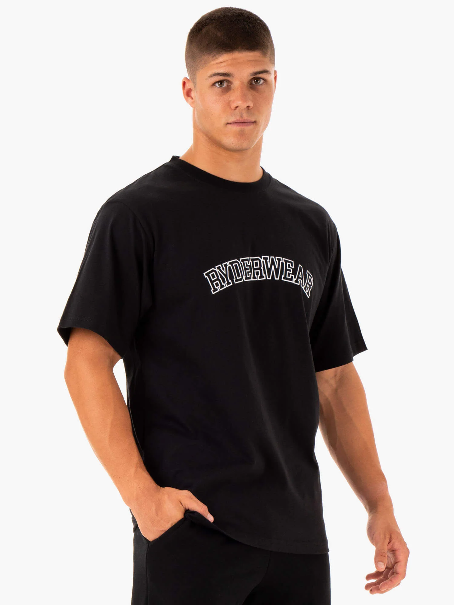 Oversized T-Shirt - Black - Image 3